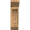 Ekena Millwork Imperial Slat Rough Sawn Bracket w/ Offset Brace, Western Red Cedar, 6"W x 14"D x 22"H BKT0604X14X22IMP06RWR - alternate 2